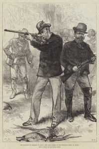 The Emperor of Germany in Italy, the Last Battue of the Shooting Party at Monza